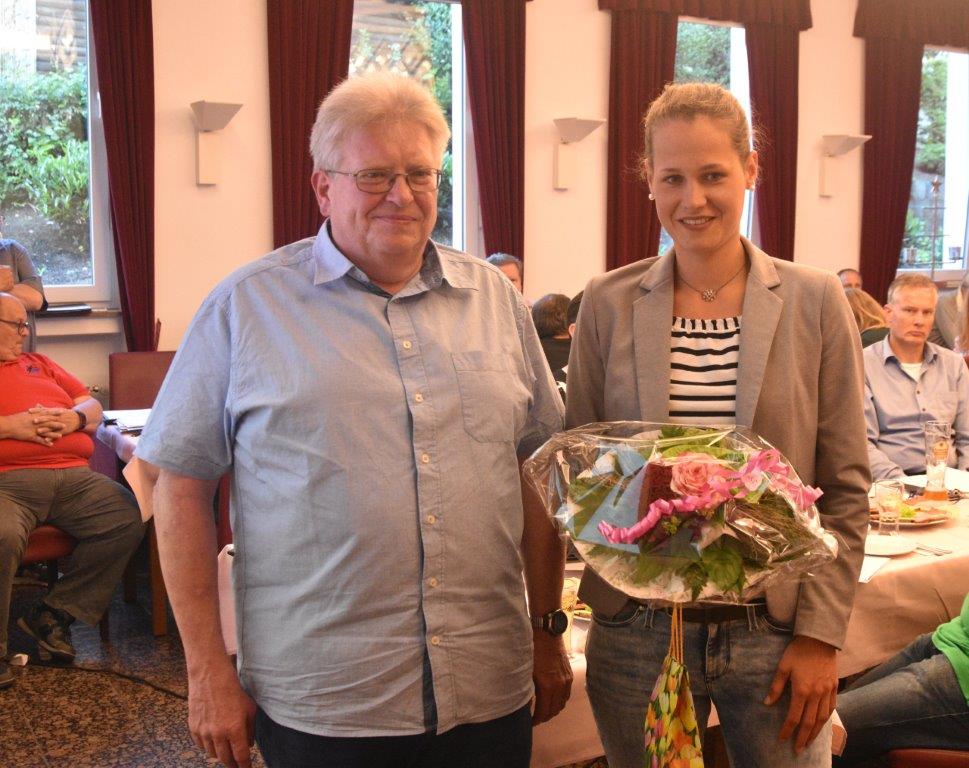 Handballkreis Lennesieg Kreistag Axel Jacobi und Jana Schweisfurth 2018 in Olpe