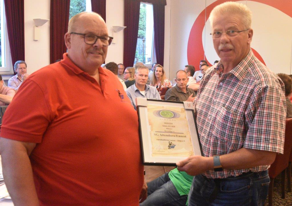 Handballkreis Lennesieg Kreistag Roland Janson und Rudolf Moller 2018 in Olpe