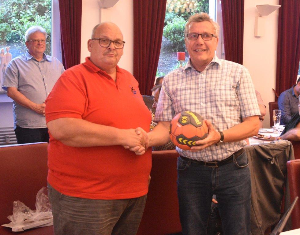 Handballkreis Lennesieg Kreistag Roland Janson und Klaus Druschkus 2018 in Olpe